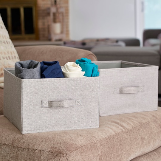 Household Essentials 11.5" Open Storage Box